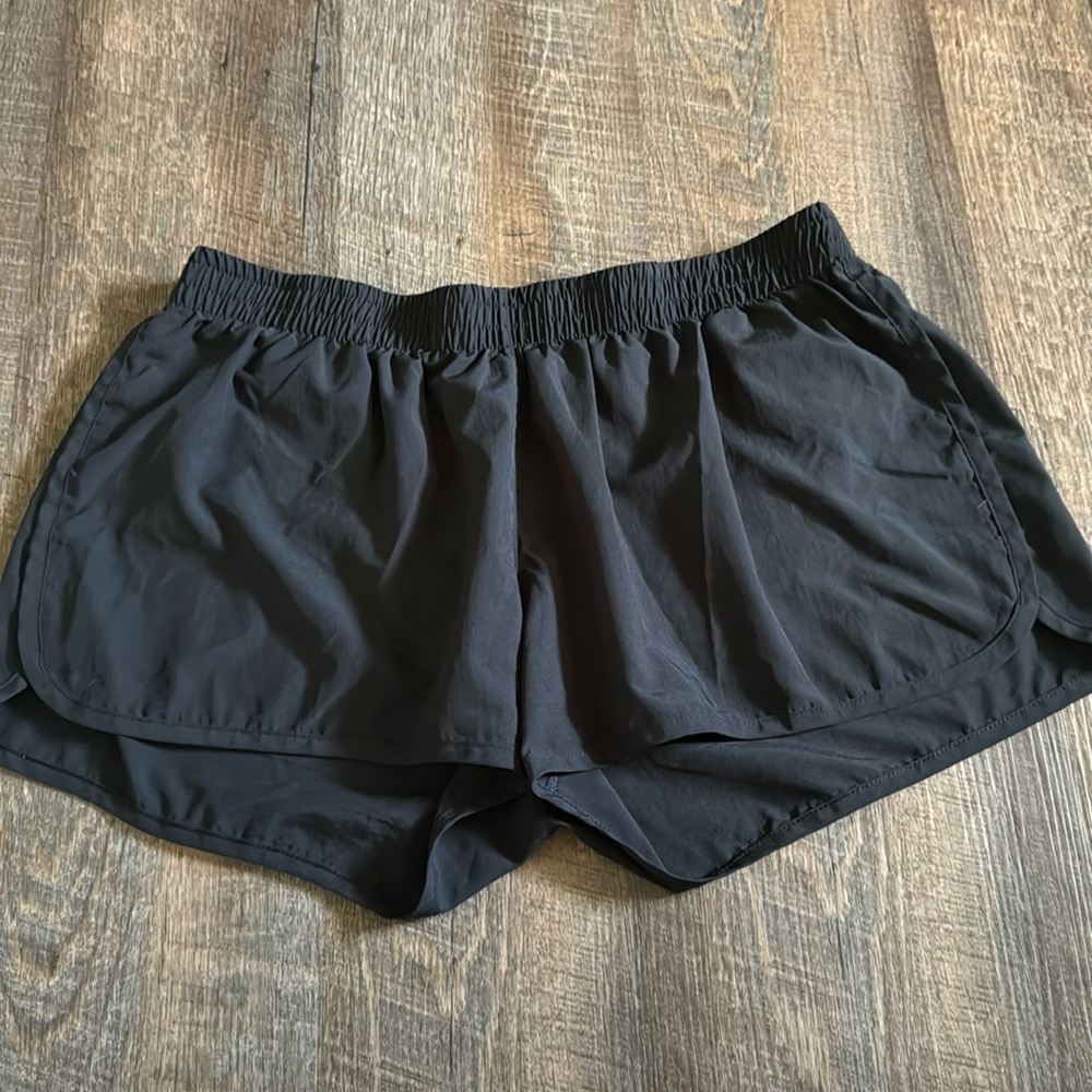 Black adidas running shorts. Smoke free, pet friendly home.